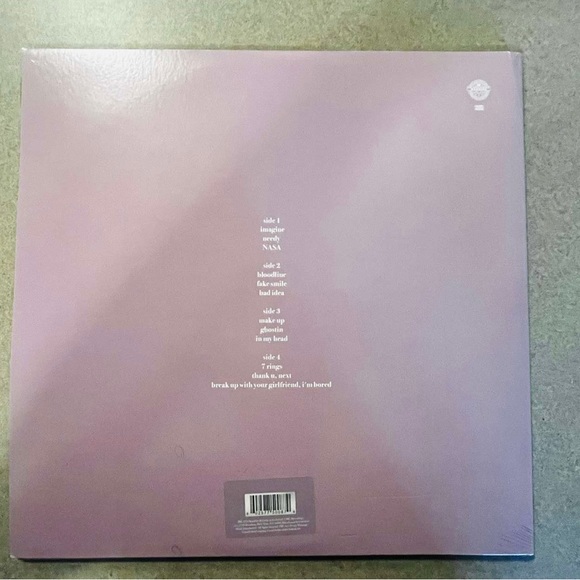 Ariana grande Thank you next Clear vinyl - Picture 2 of 5